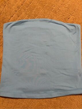 Bright Blue Strapless Tube Top